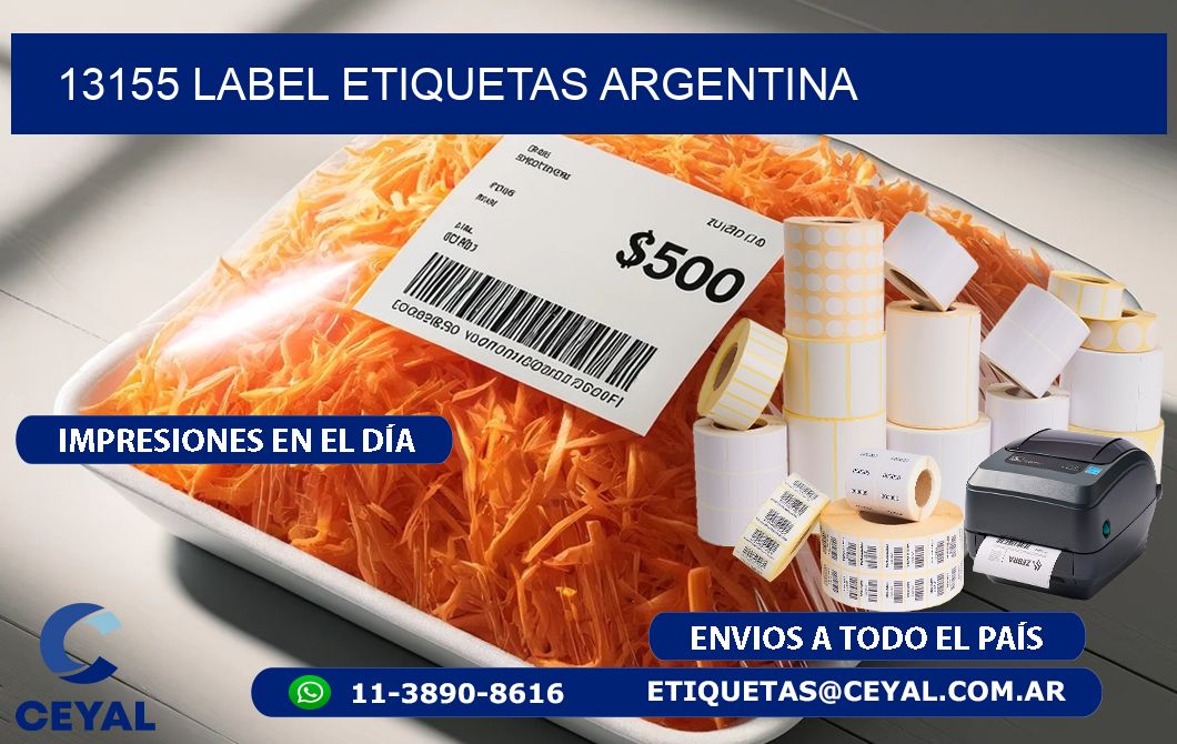 13155 LABEL ETIQUETAS ARGENTINA