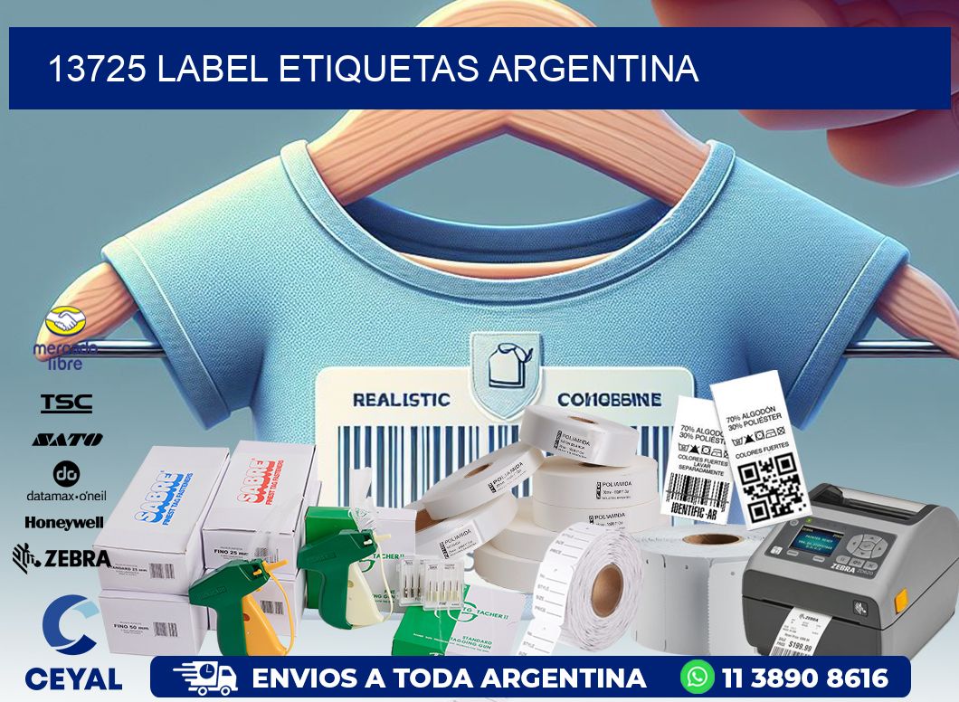 13725 LABEL ETIQUETAS ARGENTINA