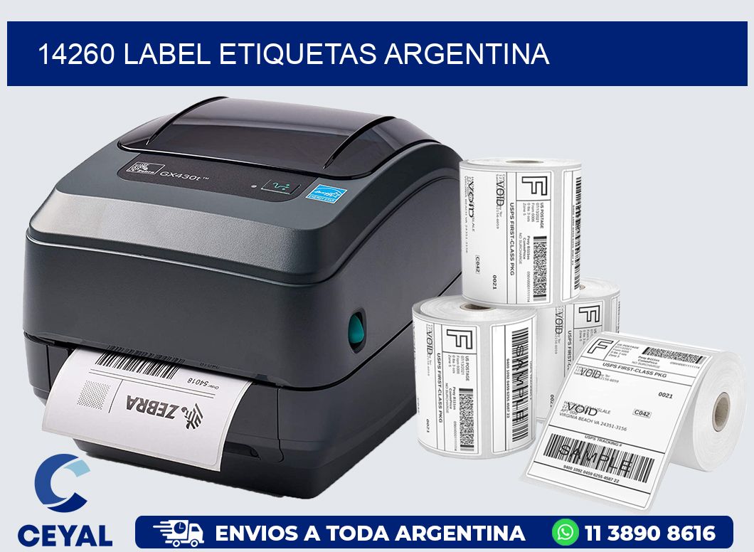 14260 LABEL ETIQUETAS ARGENTINA