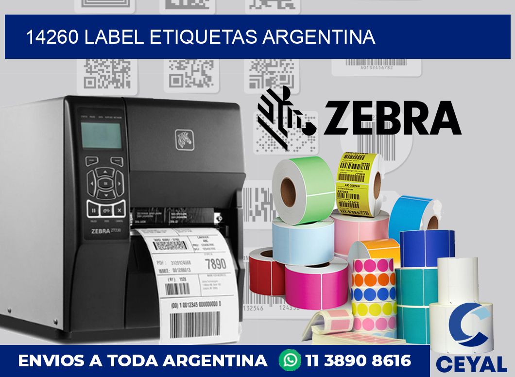 14260 LABEL ETIQUETAS ARGENTINA