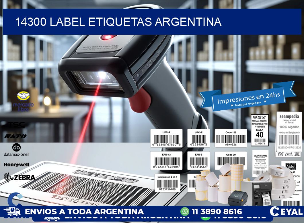 14300 LABEL ETIQUETAS ARGENTINA