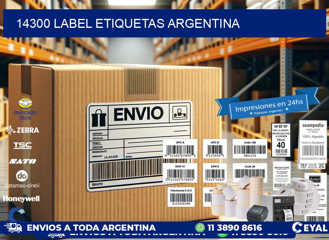 14300 LABEL ETIQUETAS ARGENTINA