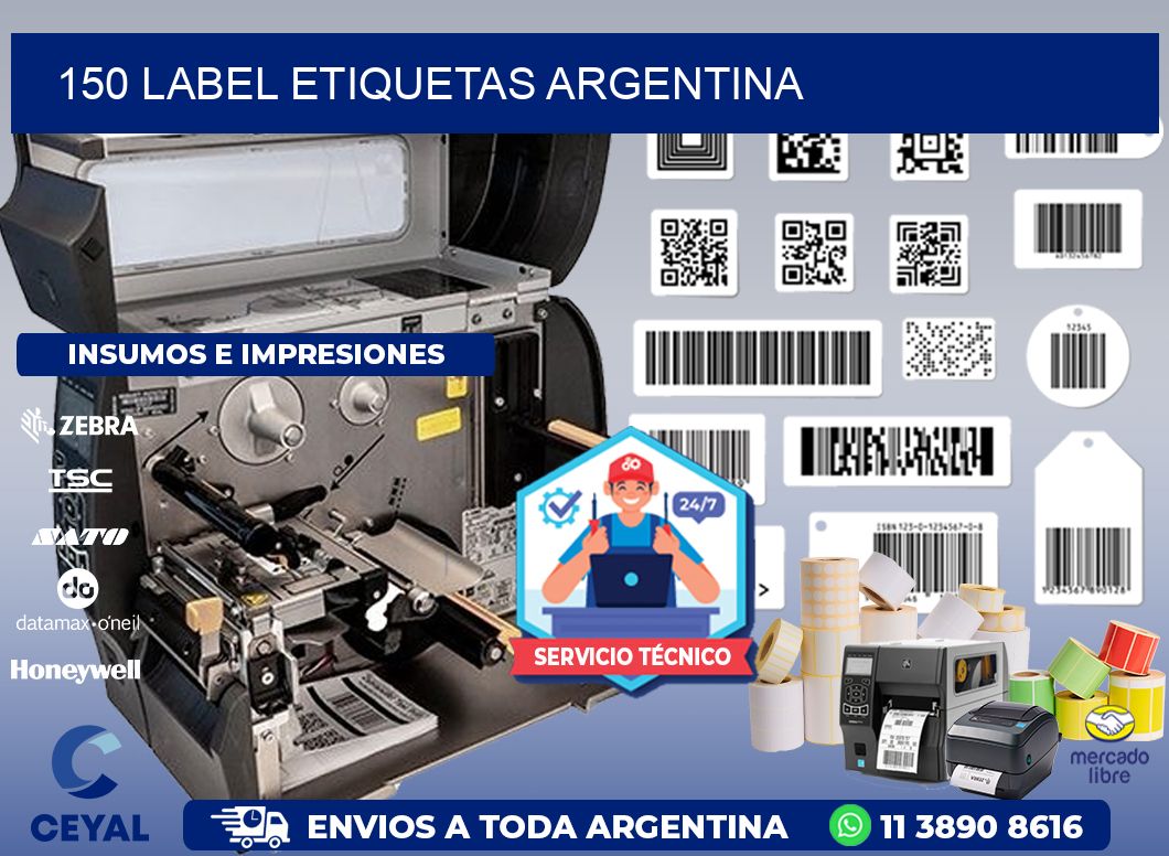 150 LABEL ETIQUETAS ARGENTINA