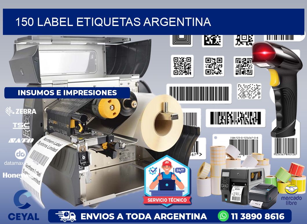 150 LABEL ETIQUETAS ARGENTINA