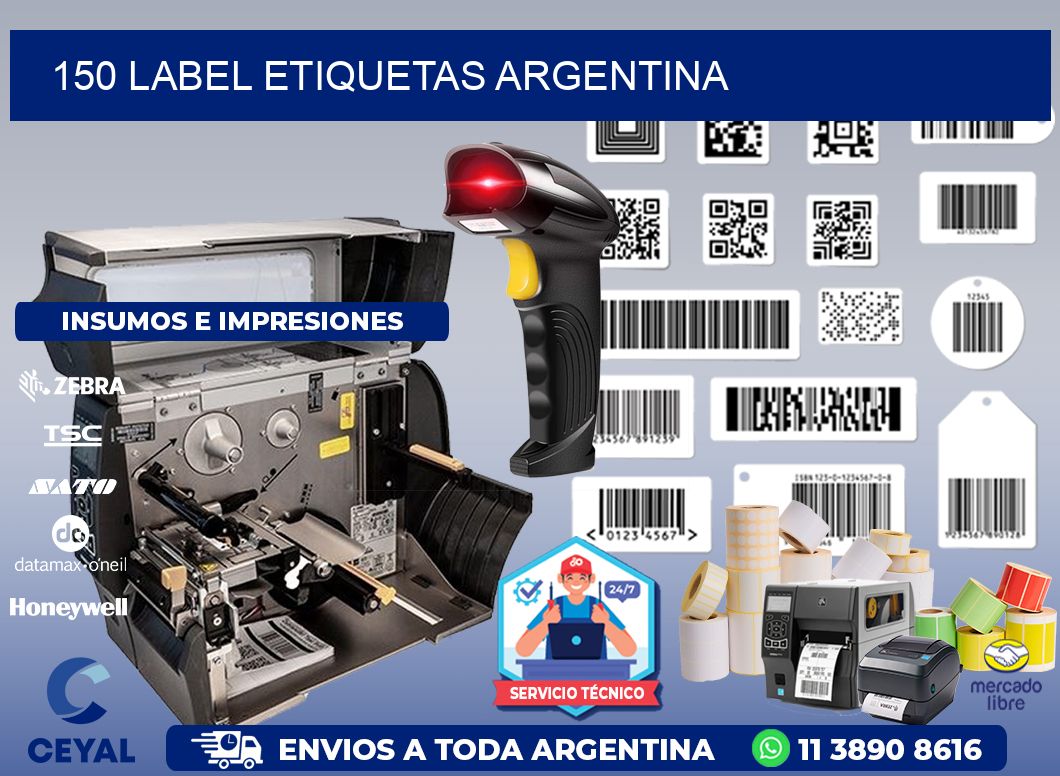 150 LABEL ETIQUETAS ARGENTINA