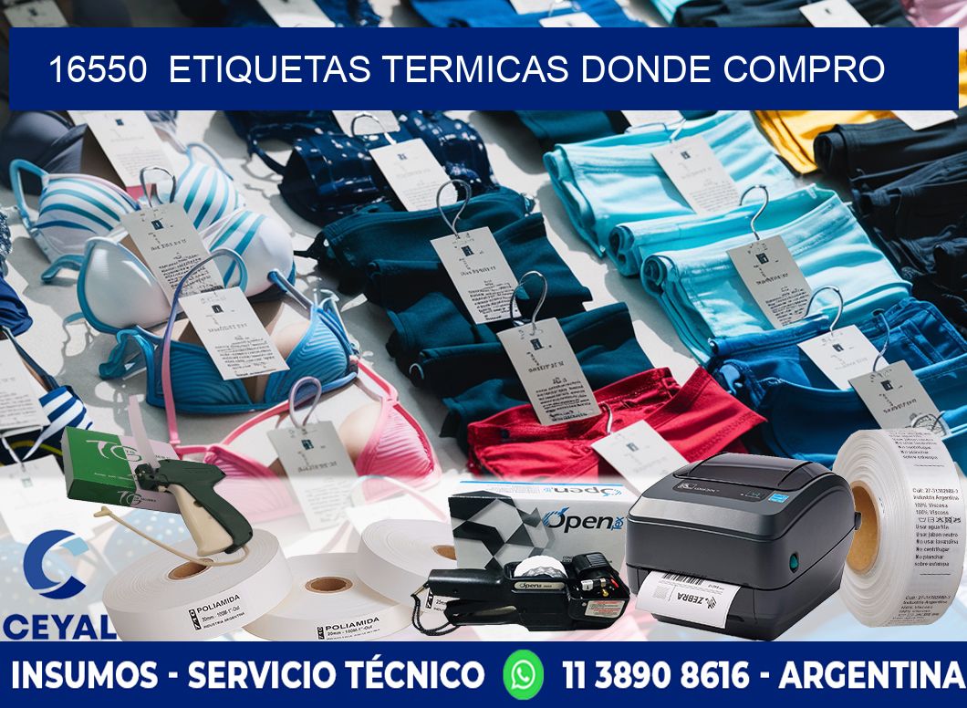 16550  ETIQUETAS TERMICAS DONDE COMPRO