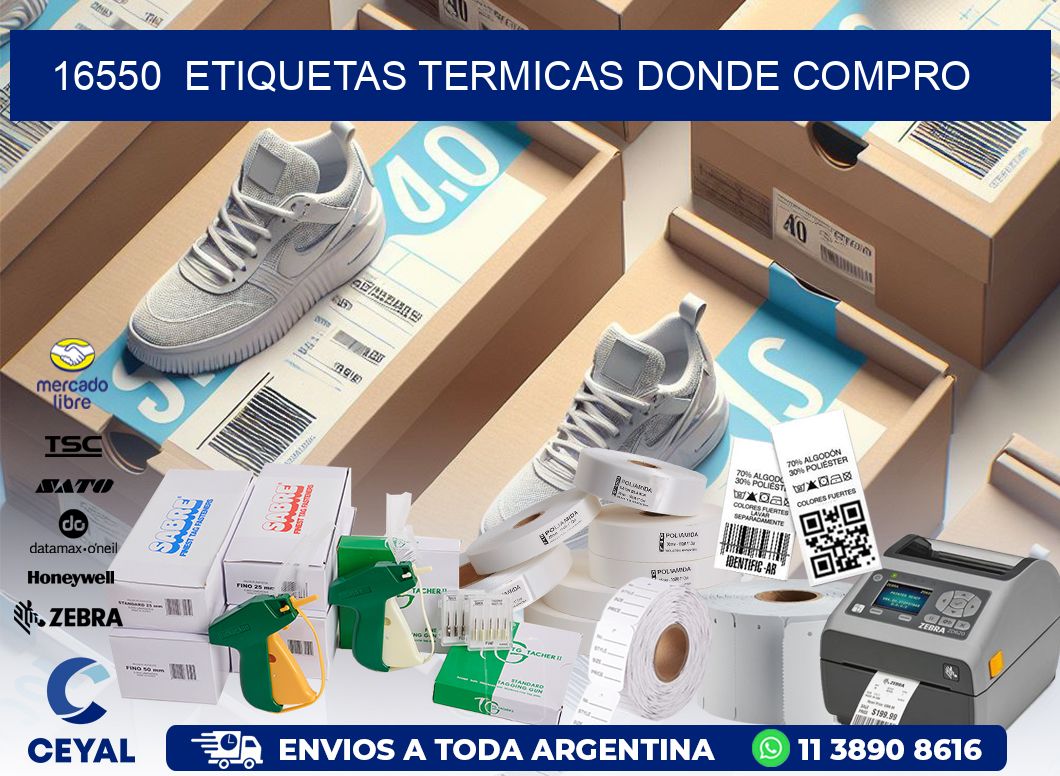 16550  ETIQUETAS TERMICAS DONDE COMPRO