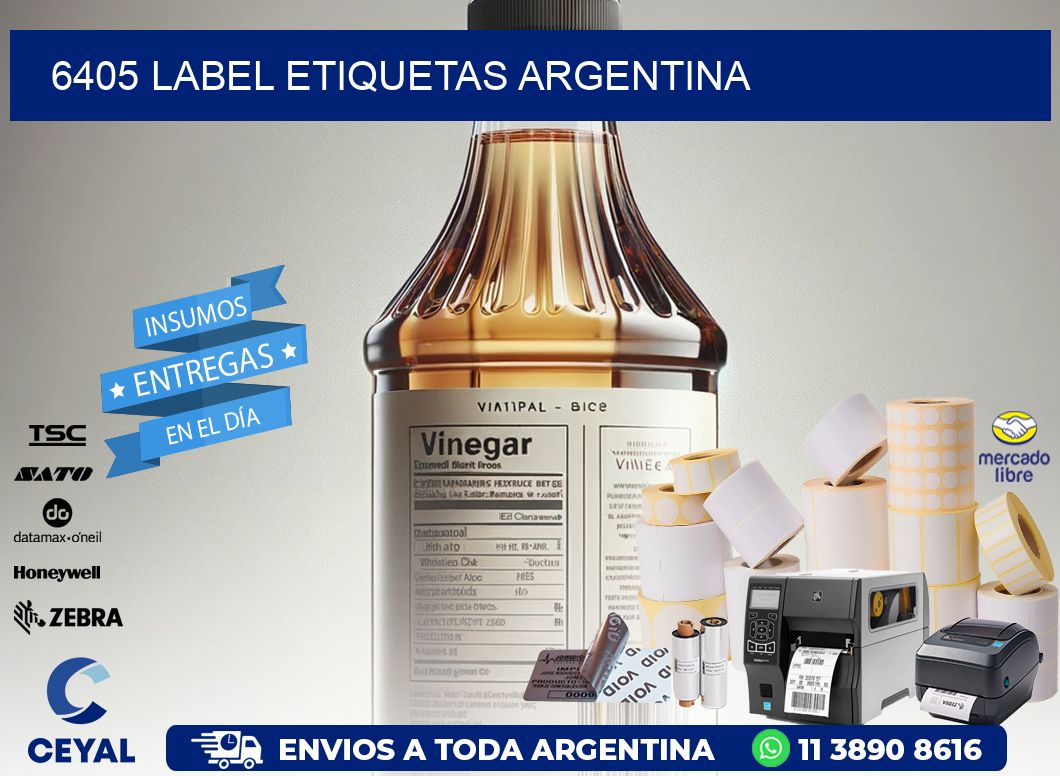 6405 LABEL ETIQUETAS ARGENTINA