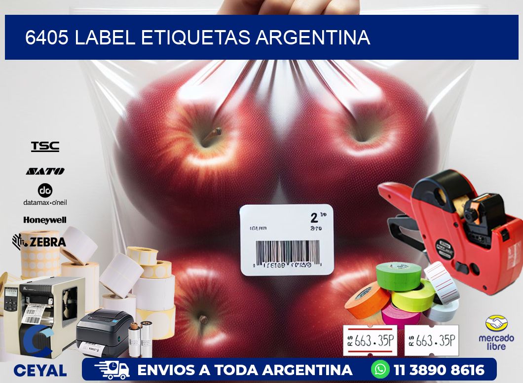 6405 LABEL ETIQUETAS ARGENTINA