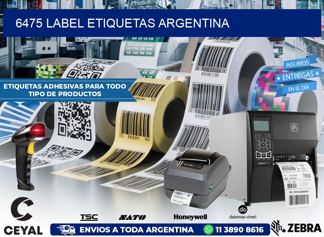 6475 LABEL ETIQUETAS ARGENTINA