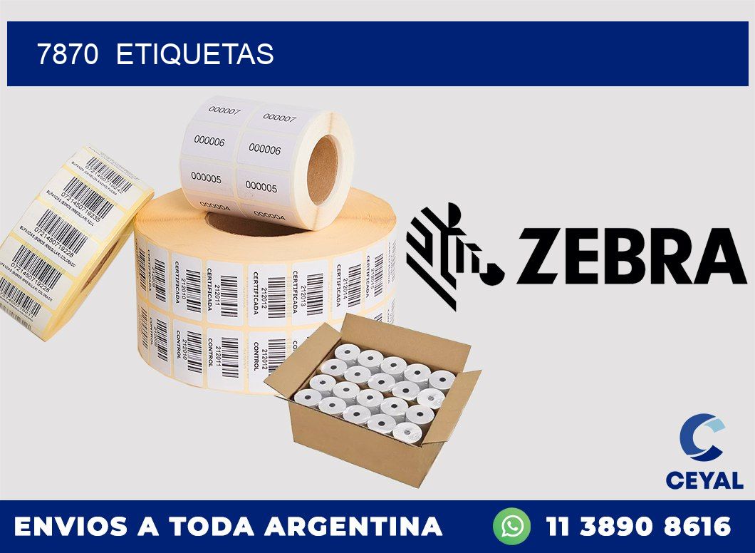 7870  ETIQUETAS