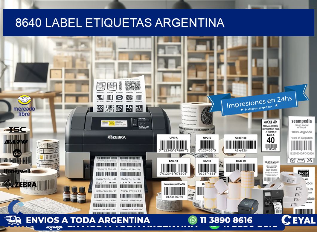 8640 LABEL ETIQUETAS ARGENTINA