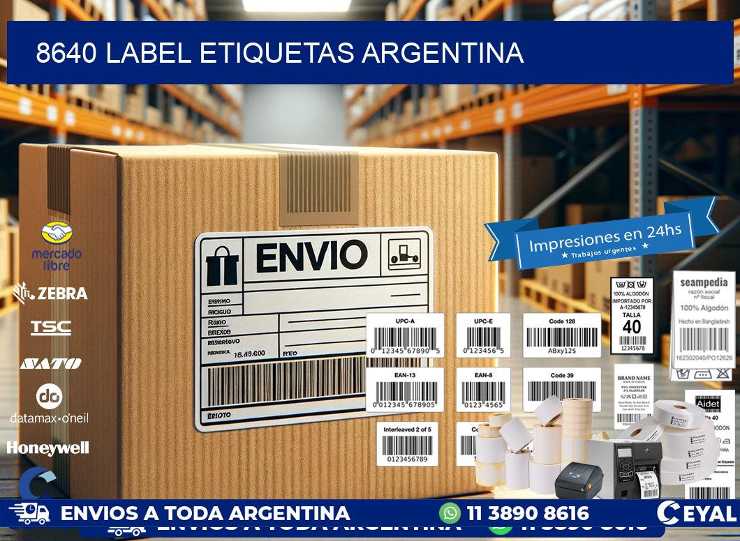 8640 LABEL ETIQUETAS ARGENTINA