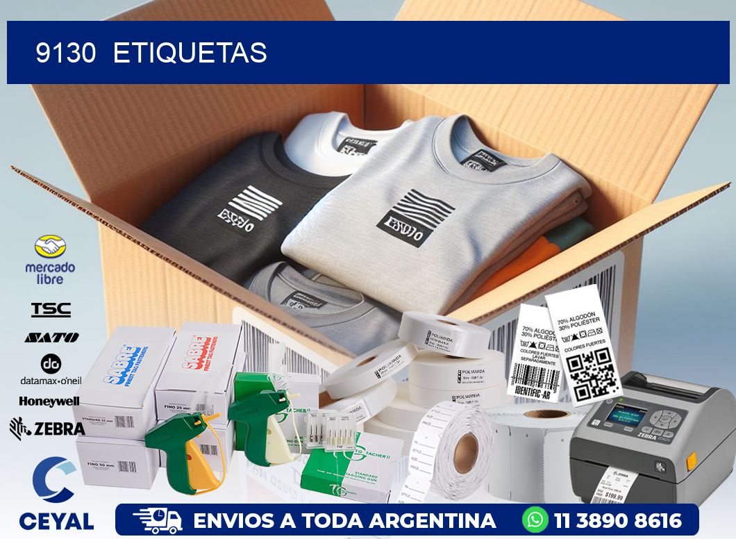 9130  ETIQUETAS