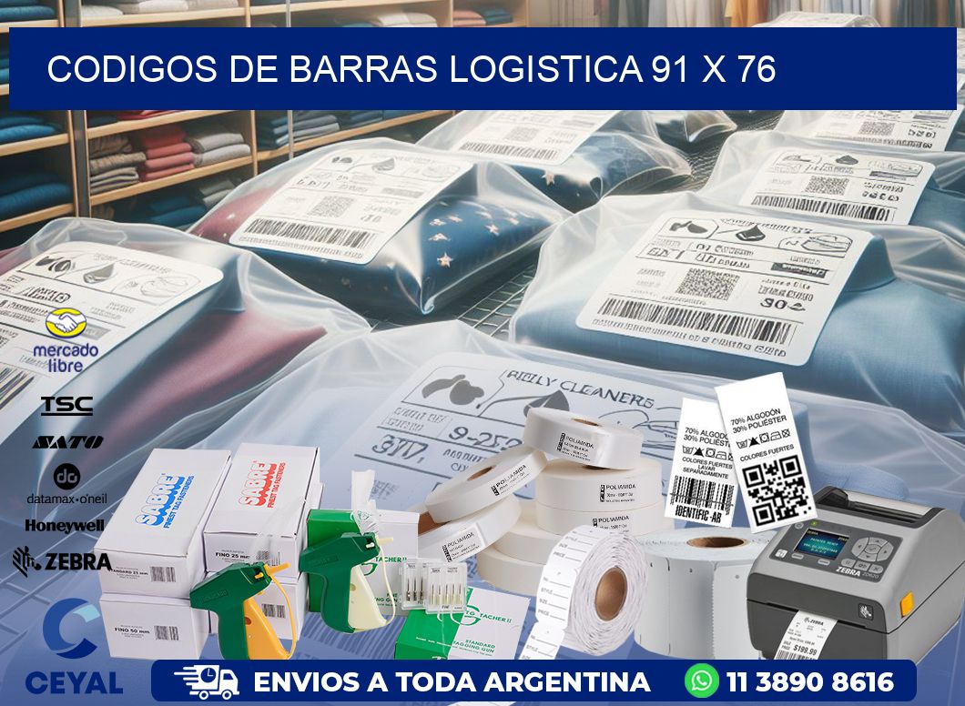 CODIGOS DE BARRAS LOGISTICA 91 x 76