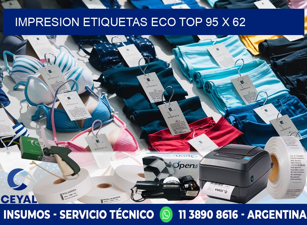 IMPRESION ETIQUETAS ECO TOP 95 x 62