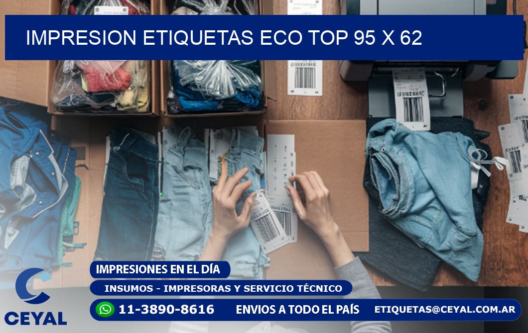 IMPRESION ETIQUETAS ECO TOP 95 x 62