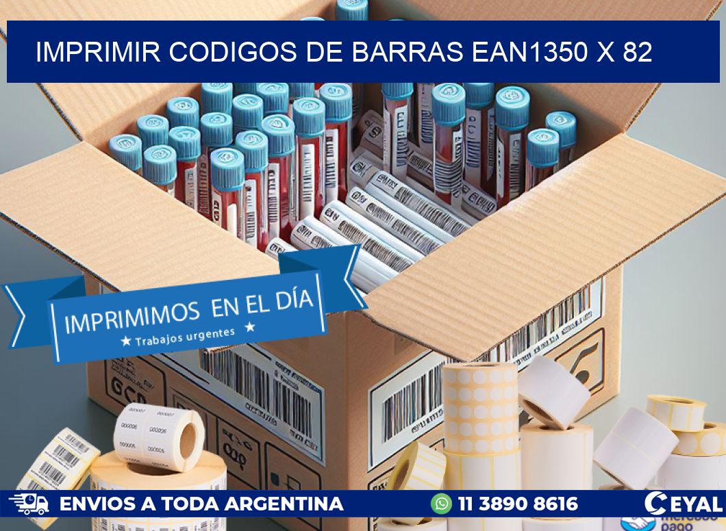 IMPRIMIR CODIGOS DE BARRAS EAN1350 x 82