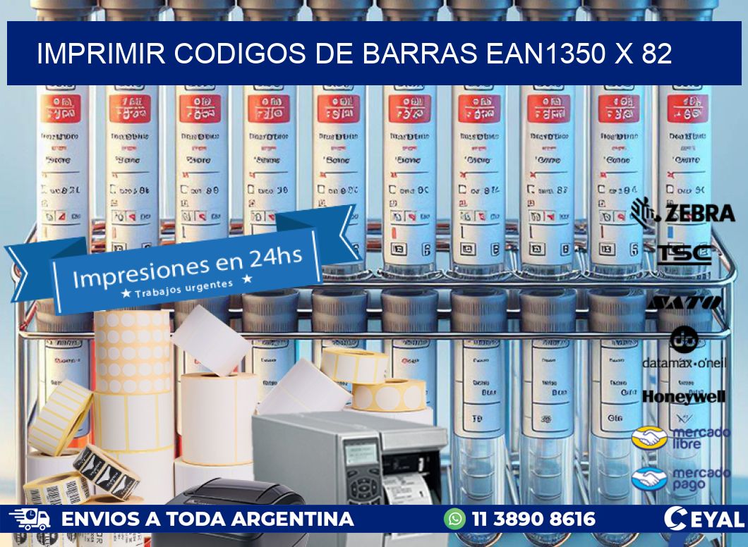 IMPRIMIR CODIGOS DE BARRAS EAN1350 x 82