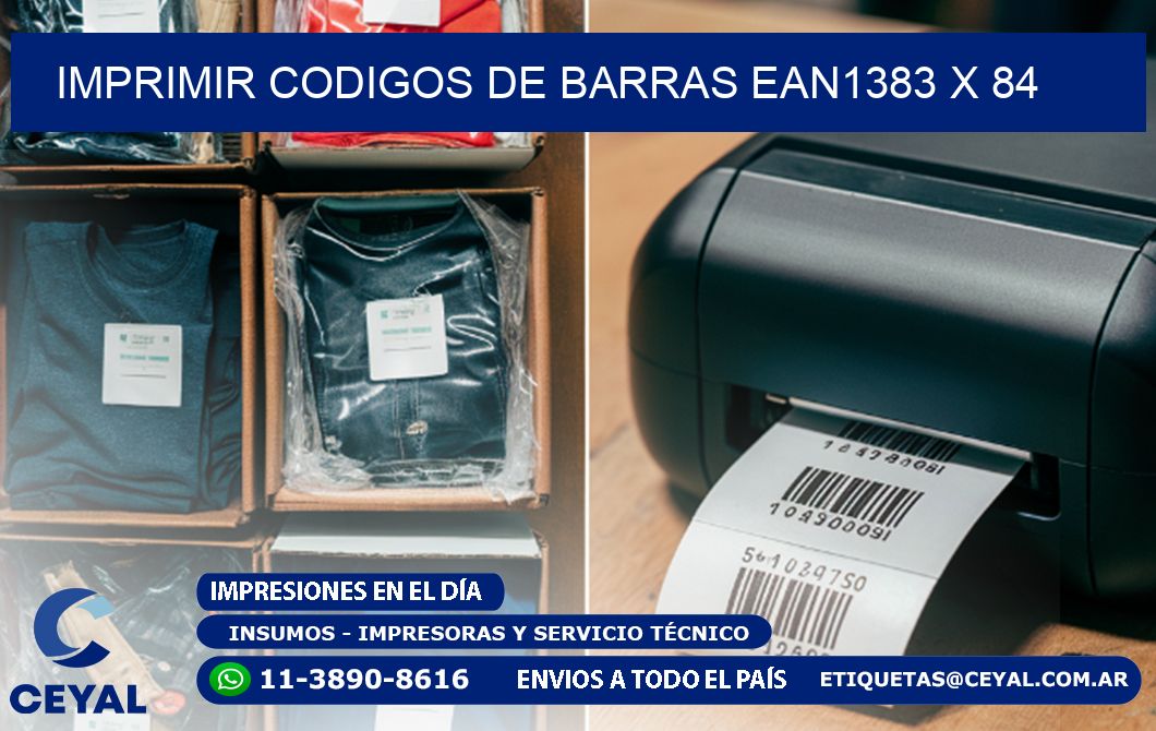 IMPRIMIR CODIGOS DE BARRAS EAN1383 x 84