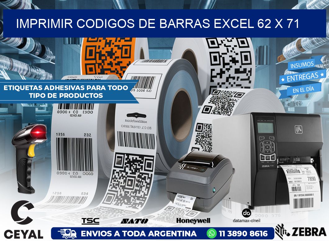 IMPRIMIR CODIGOS DE BARRAS EXCEL 62 x 71