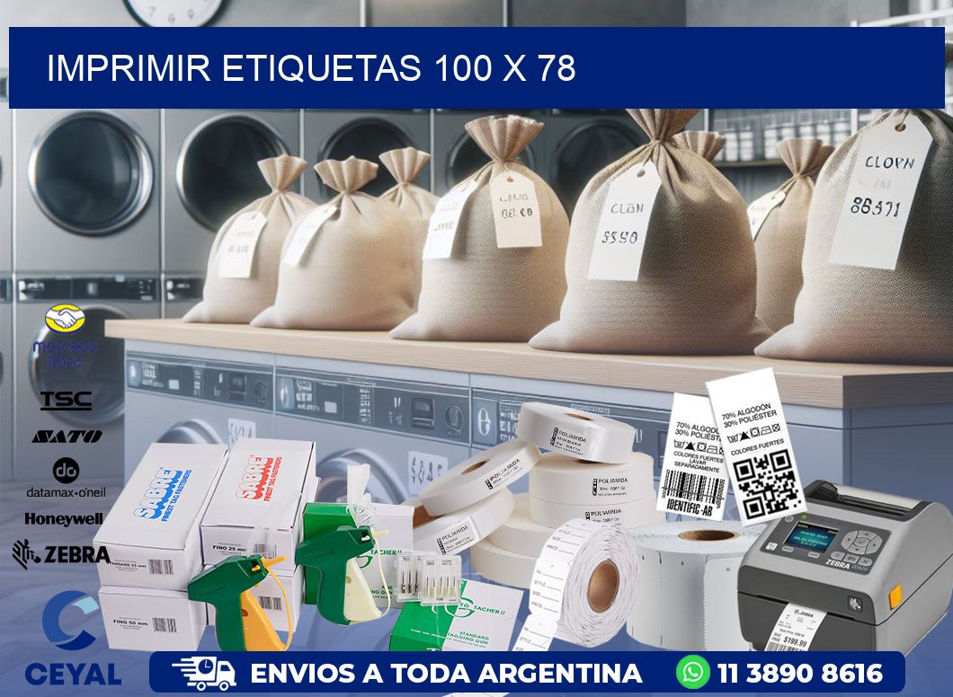 IMPRIMIR ETIQUETAS 100 x 78