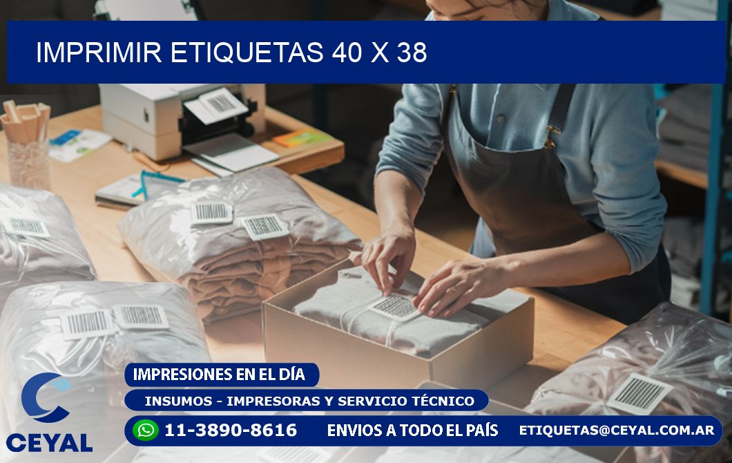 IMPRIMIR ETIQUETAS 40 x 38