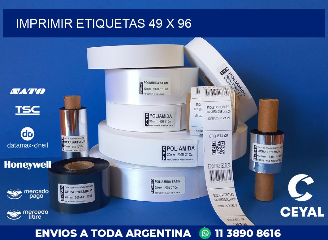 IMPRIMIR ETIQUETAS 49 x 96