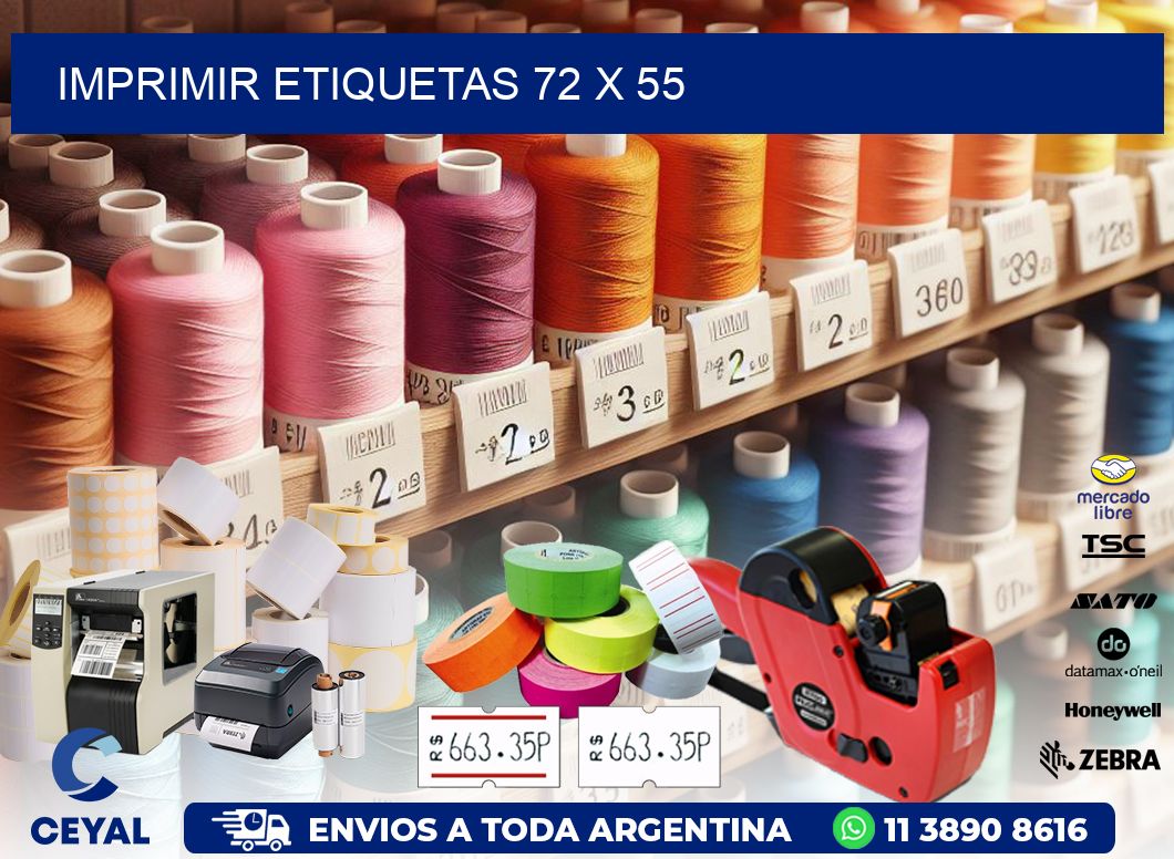 IMPRIMIR ETIQUETAS 72 x 55