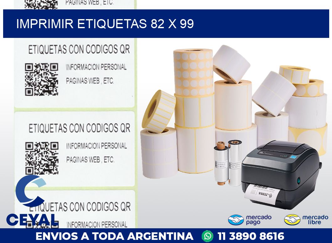 IMPRIMIR ETIQUETAS 82 x 99