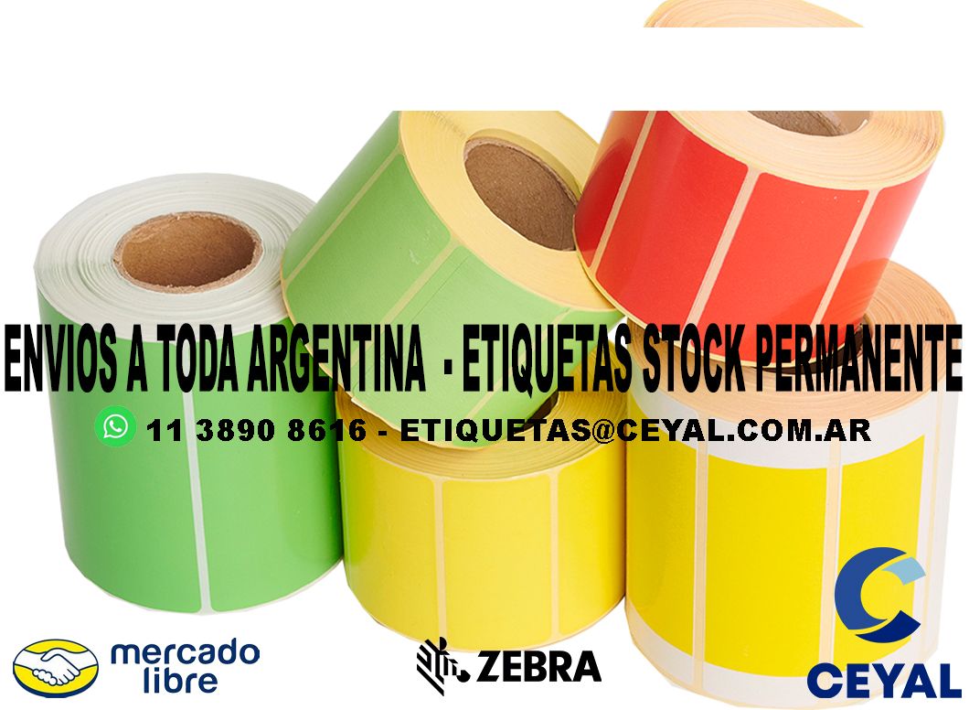 ZEBRA ZD 220 ETIQUETAS IMPRESAS  22 x 91