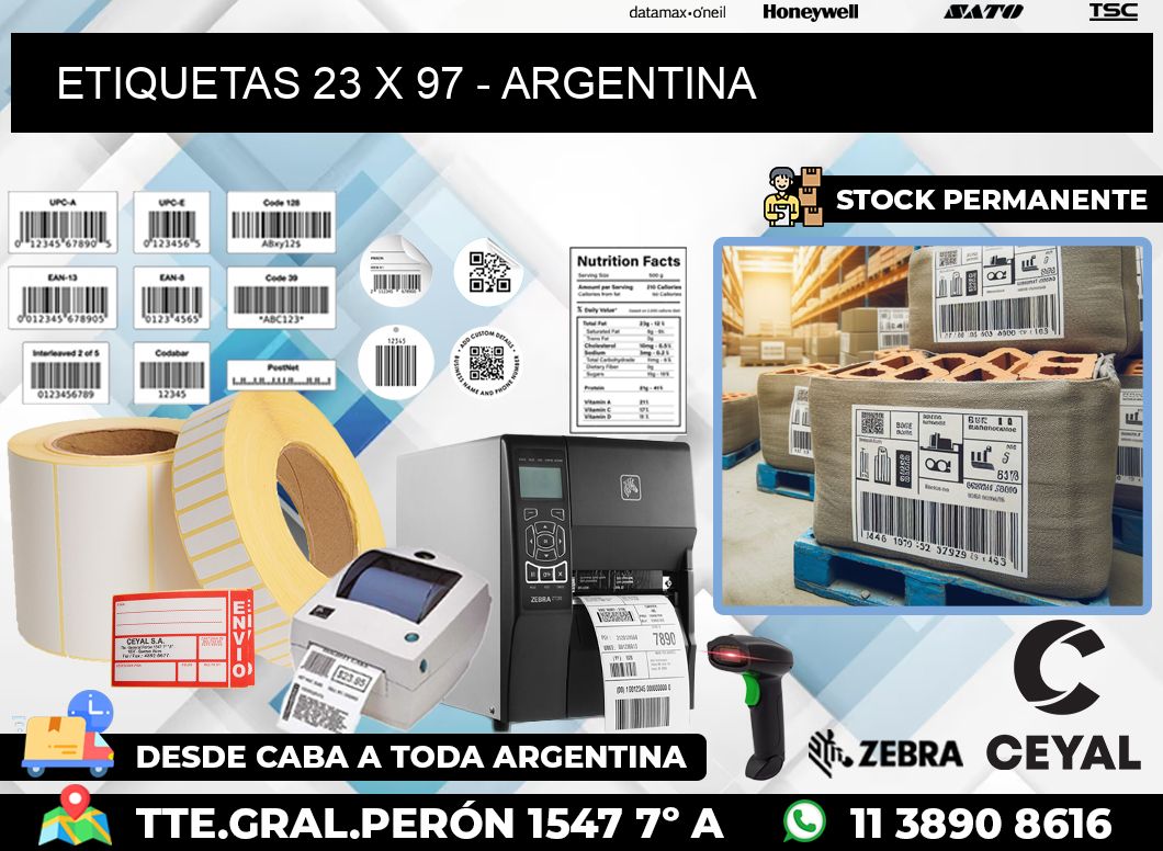 ETIQUETAS 23 x 97 – ARGENTINA