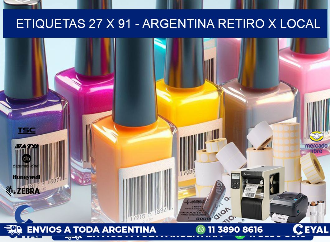 ETIQUETAS 27 x 91 – ARGENTINA RETIRO X LOCAL