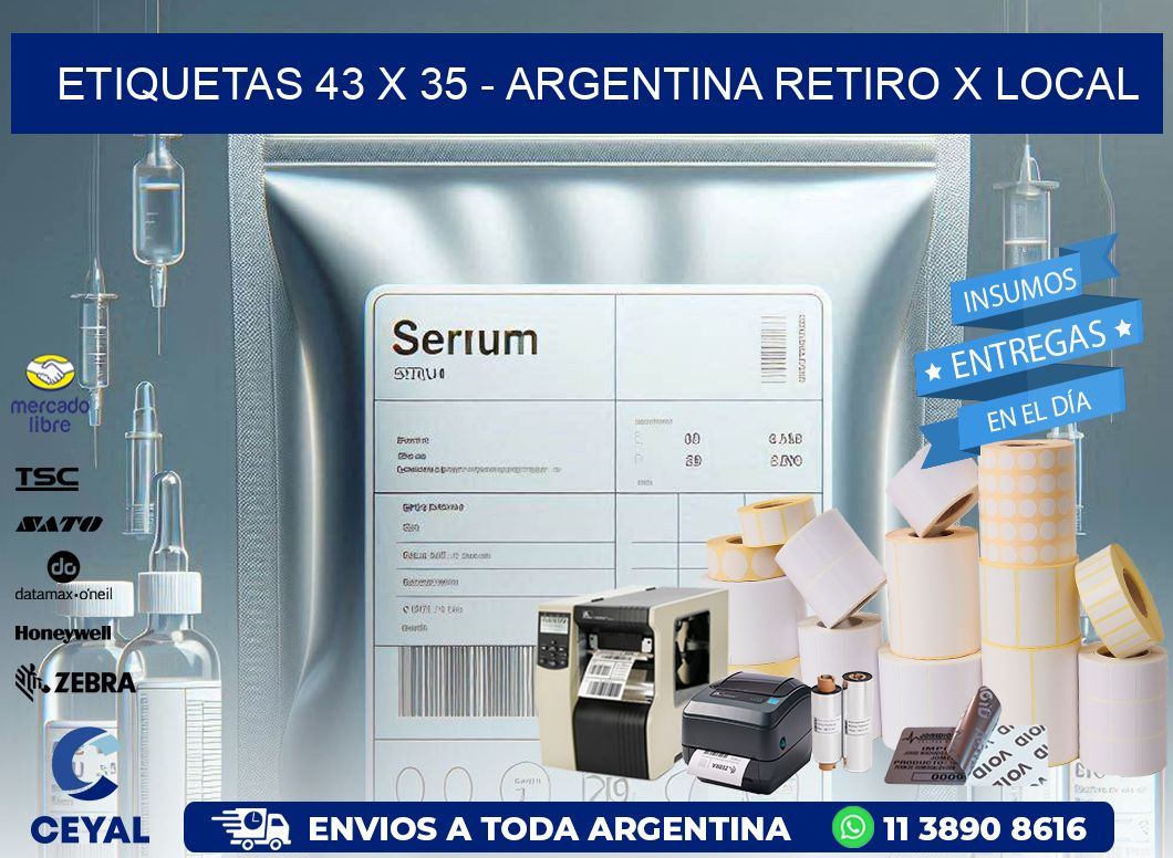 ETIQUETAS 43 x 35 – ARGENTINA RETIRO X LOCAL