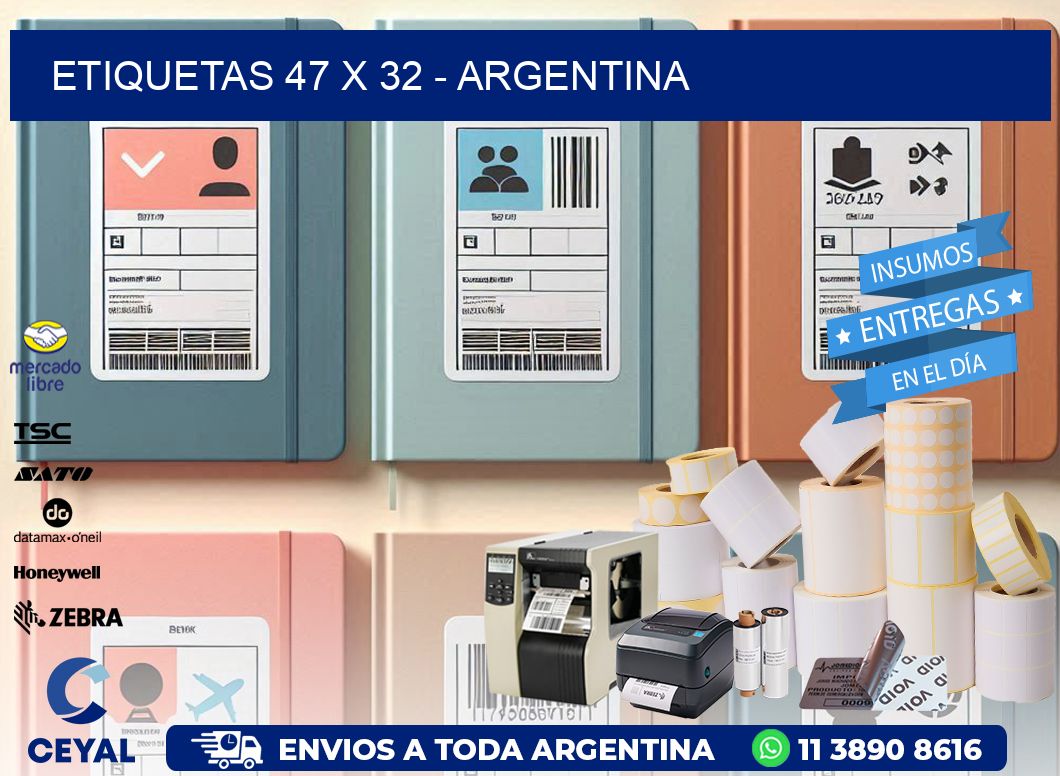 ETIQUETAS 47 x 32 - ARGENTINA