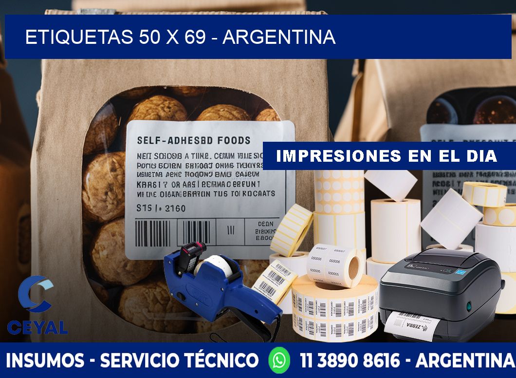 ETIQUETAS 50 x 69 - ARGENTINA