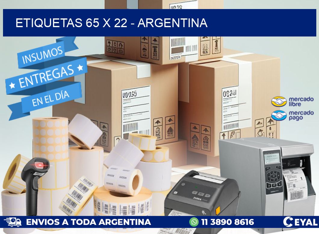 ETIQUETAS 65 x 22 – ARGENTINA