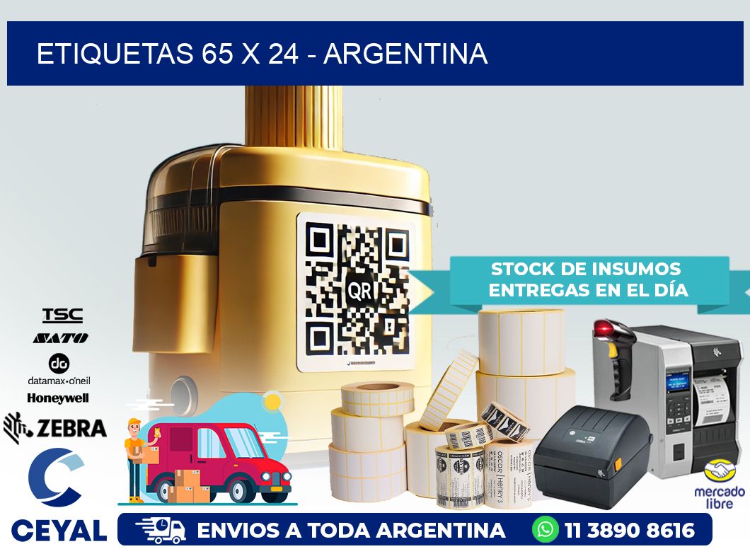 ETIQUETAS 65 x 24 – ARGENTINA