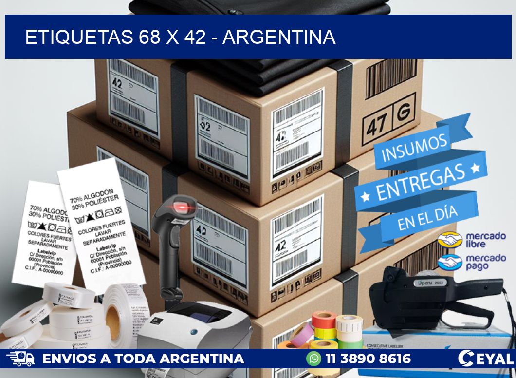 ETIQUETAS 68 x 42 – ARGENTINA