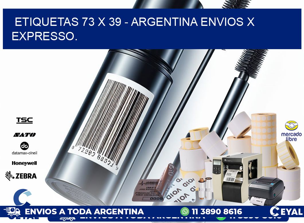 ETIQUETAS 73 x 39 – ARGENTINA ENVIOS X EXPRESSO.