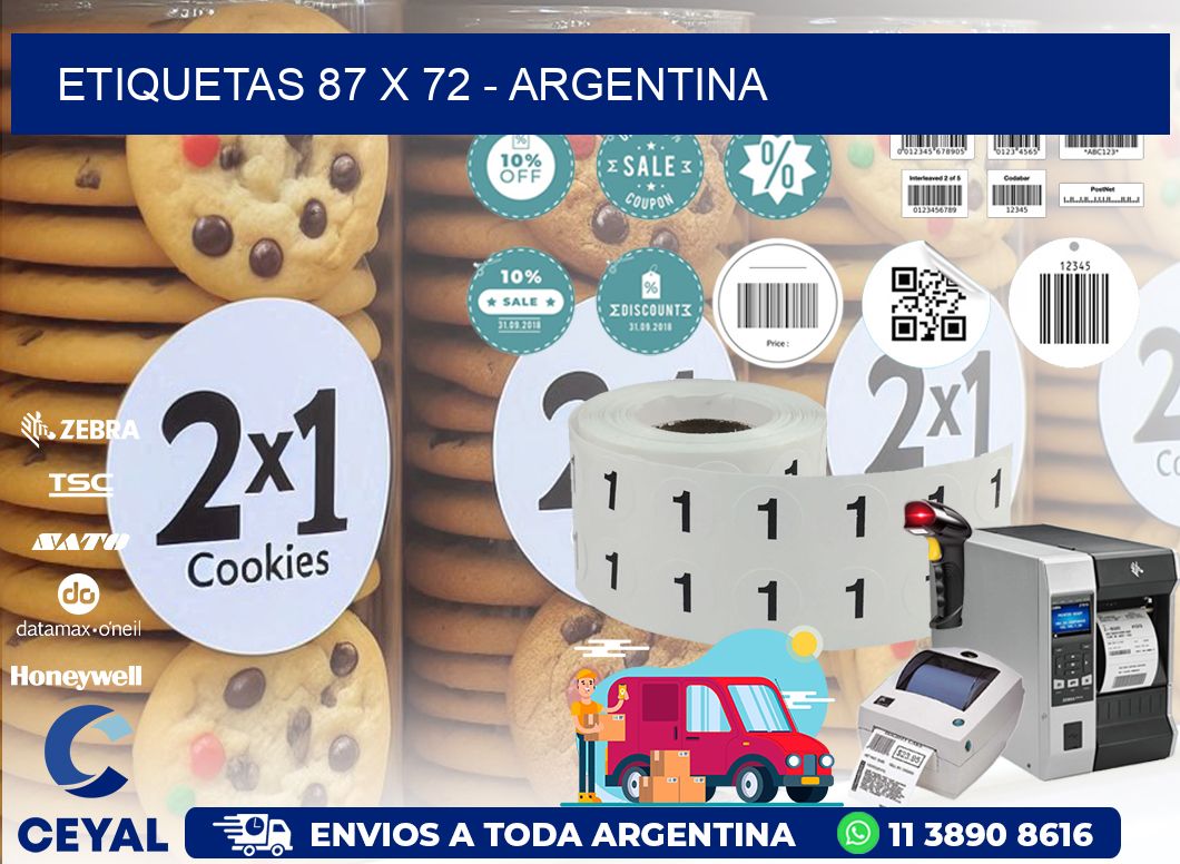 ETIQUETAS 87 x 72 - ARGENTINA