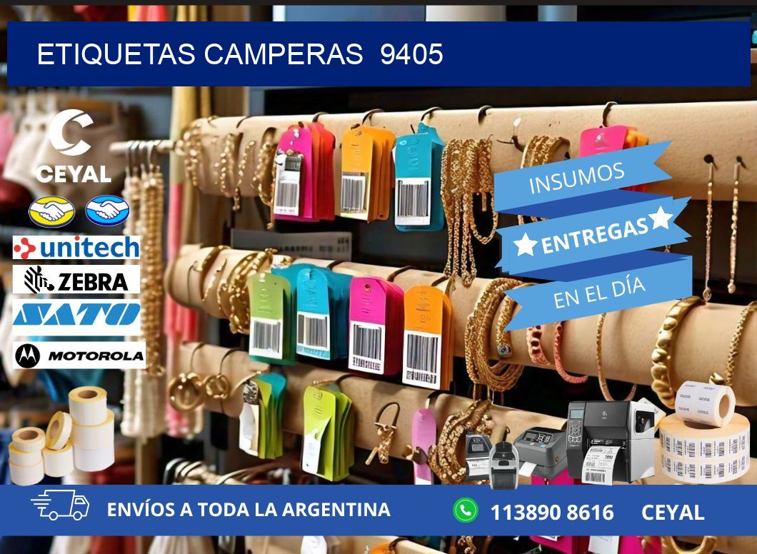 ETIQUETAS CAMPERAS  9405