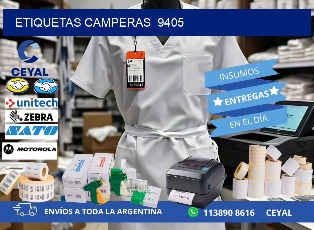 ETIQUETAS CAMPERAS  9405