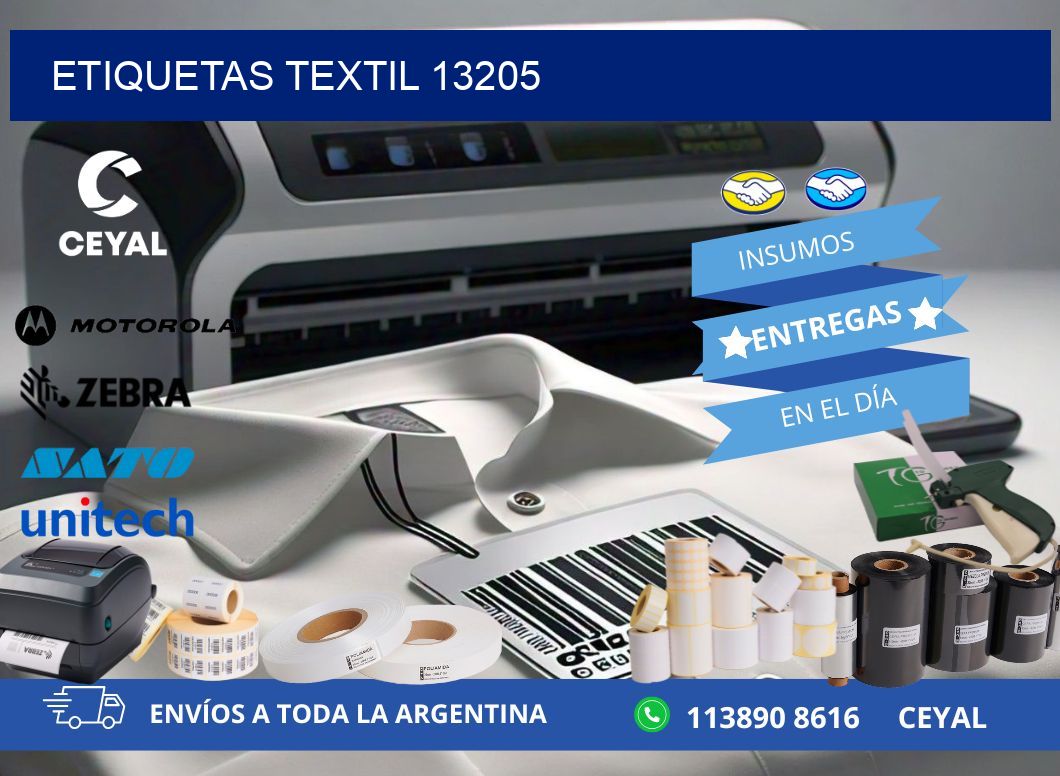 ETIQUETAS TEXTIL 13205