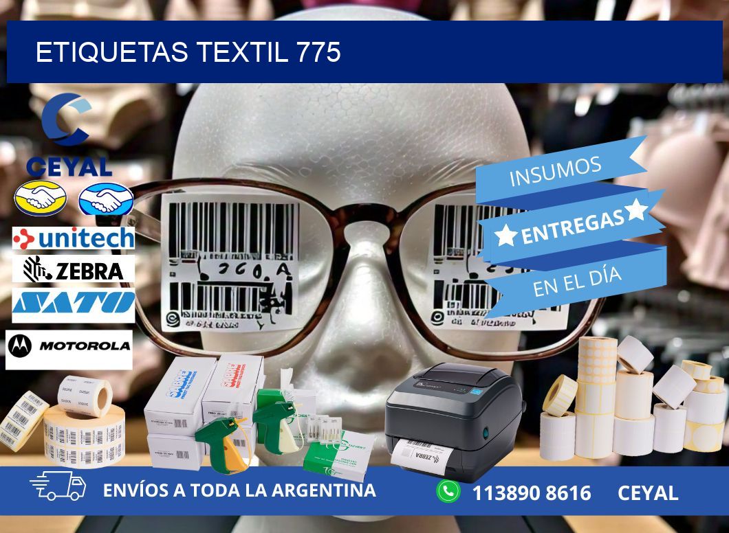 ETIQUETAS TEXTIL 775