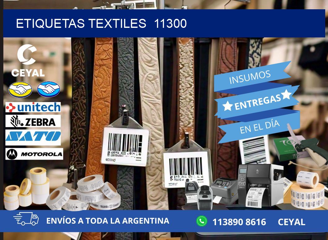 ETIQUETAS TEXTILES  11300