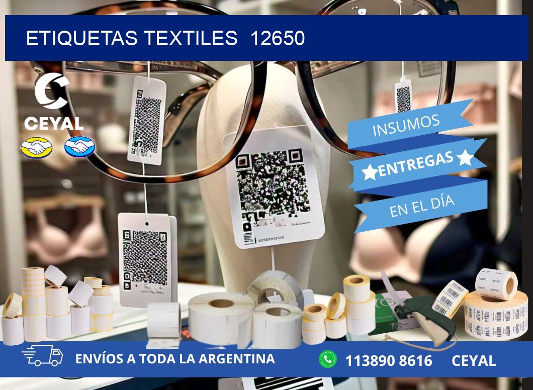 ETIQUETAS TEXTILES  12650