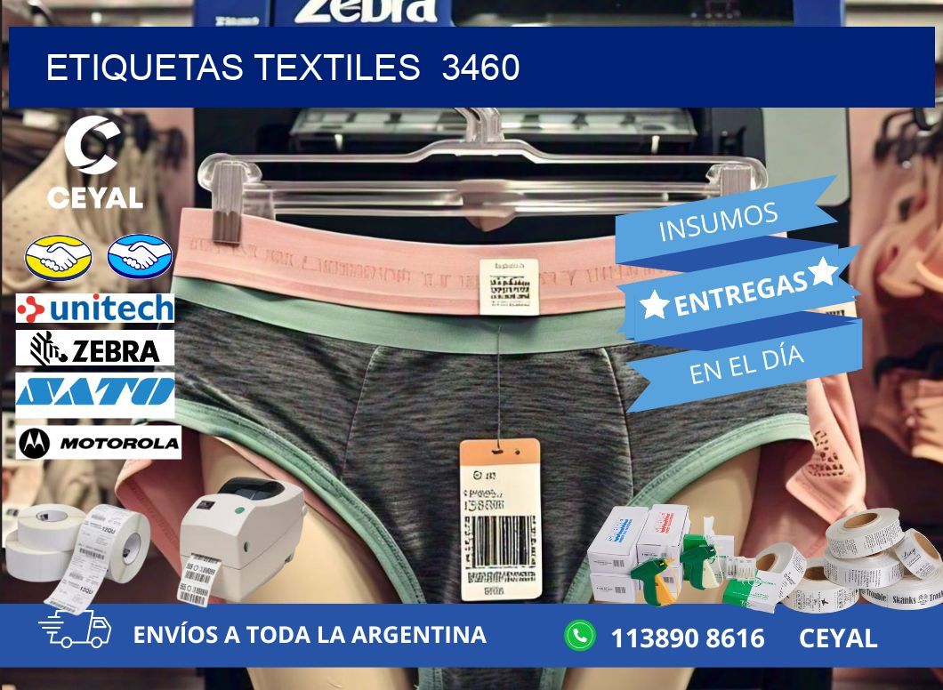 ETIQUETAS TEXTILES  3460