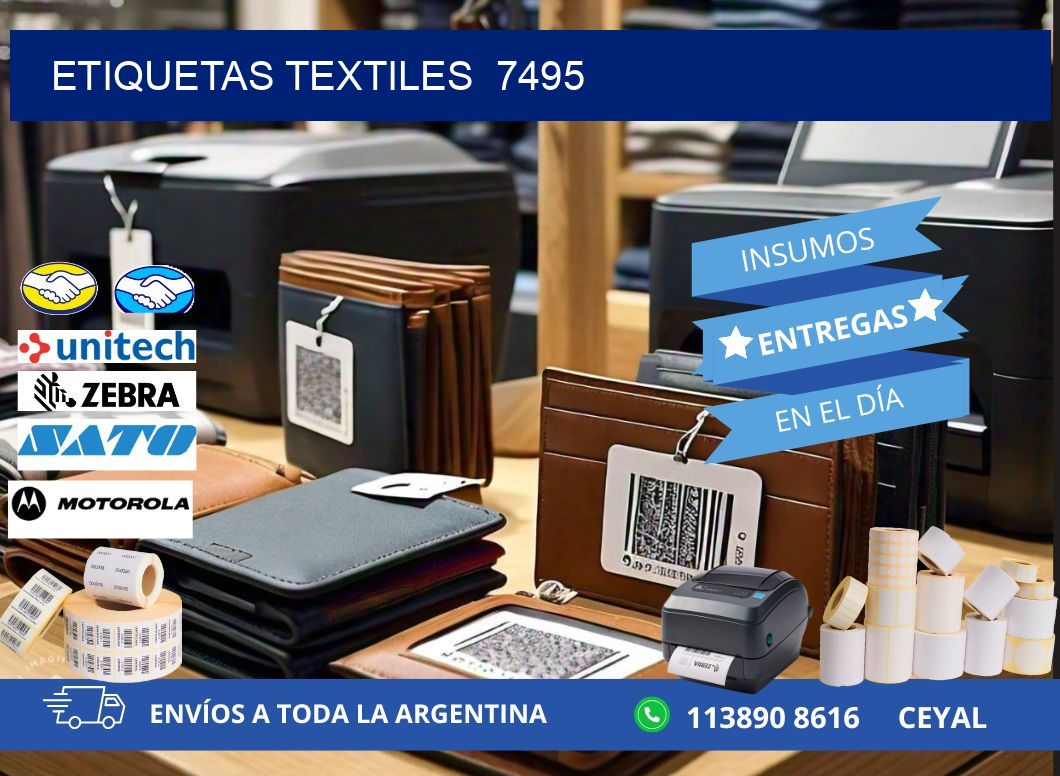 ETIQUETAS TEXTILES  7495