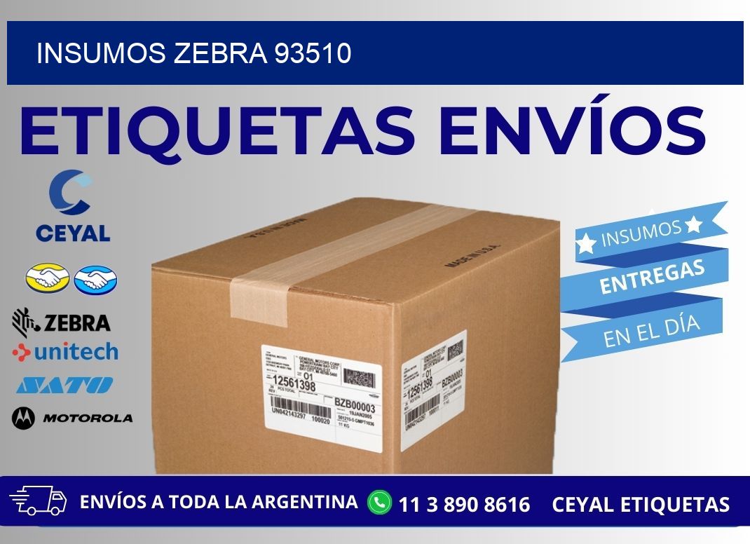 INSUMOS ZEBRA 93510